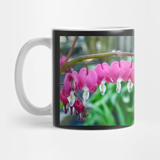 "Bleeding Heart" Flowers Mug